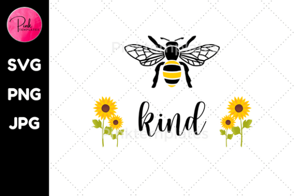 Be (Bee) Kind Tshirt Design Graphic: A Buzz-Worthy Asset