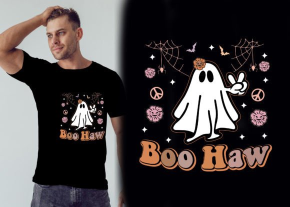 Boo Haw Halloween T-shirt Design: Your Festive Graphic Toolkit