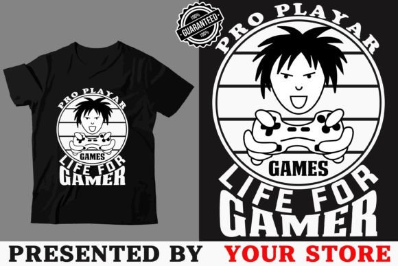 Gaming Custom T-shirt Design: Graphic Te for Your Brand