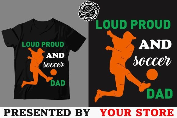 Graphic Soccer T Shirt Design Vector: Bold Athletic Style