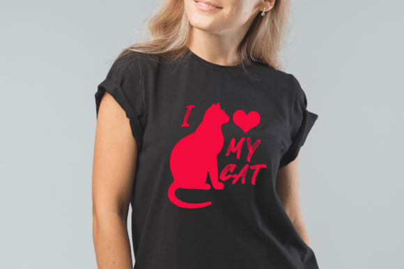 I Love My Cat: Unleashing a Unique Graphic Design Asset