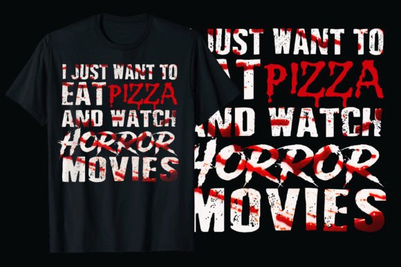 Pizza Halloween T-shirt Designs: A Graphic Designer's Take