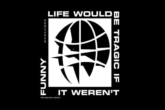 Urban Edge: Graphic Tee Templates Quote Design